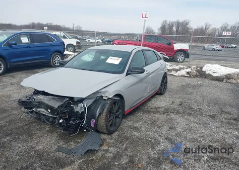 2026 Hyundai Elantra N из США, поврежденный, VIN KMHLW4DK3TU036319